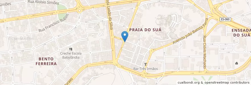 Mapa de ubicacion de Varandas do Suá en برزیل, منطقه جنوب شرقی برزیل, اسپیریتو سانتو, Região Geográfica Intermediária De Vitória, ویتوریا, Região Metropolitana Da Grande Vitória, Microrregião Vitória.