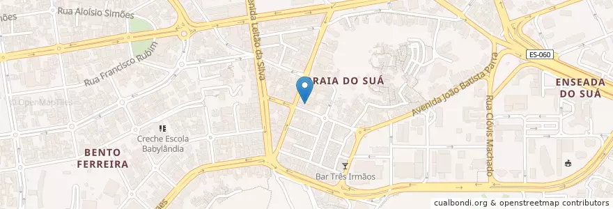 Mapa de ubicacion de Frango Assado da Ilha en برزیل, منطقه جنوب شرقی برزیل, اسپیریتو سانتو, Região Geográfica Intermediária De Vitória, ویتوریا, Região Metropolitana Da Grande Vitória, Microrregião Vitória.