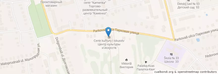 Mapa de ubicacion de Центр культуры и искусств en Russia, Distretto Federale Centrale, Oblast' Di Mosca, Богородский Городской Округ.