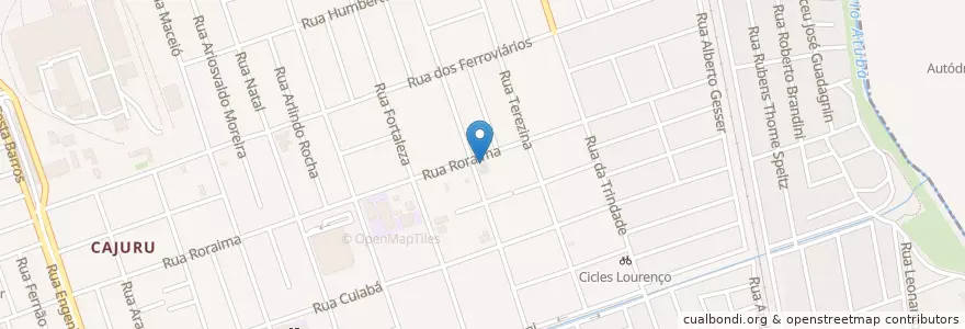 Mapa de ubicacion de Unidade Municipal de Saúde Trindade en 巴西, 南部, 巴拉那, Região Geográfica Intermediária De Curitiba, Região Metropolitana De Curitiba, Microrregião De Curitiba, 库里蒂巴.