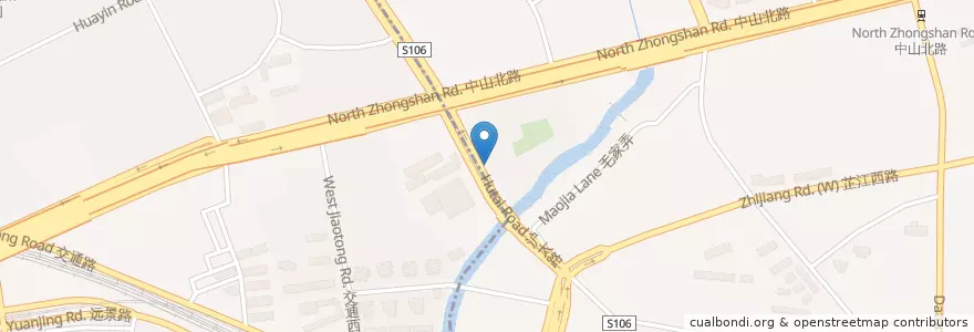 Mapa de ubicacion de 和泰花园 en Cina, Shanghai, Distretto Di Jing'an.