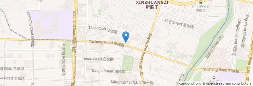 Mapa de ubicacion de 哈摩尼韓式食堂 en Tayvan, Kaohsiung, 左營區.