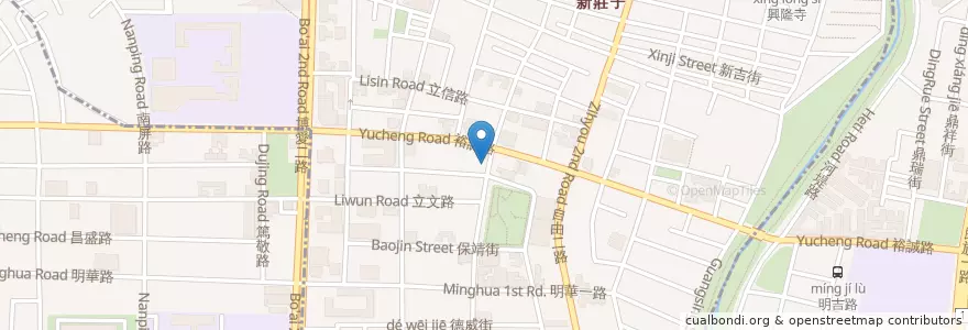 Mapa de ubicacion de 康祥牙醫診所 en Taiwan, Kaohsiung, Zuoying.
