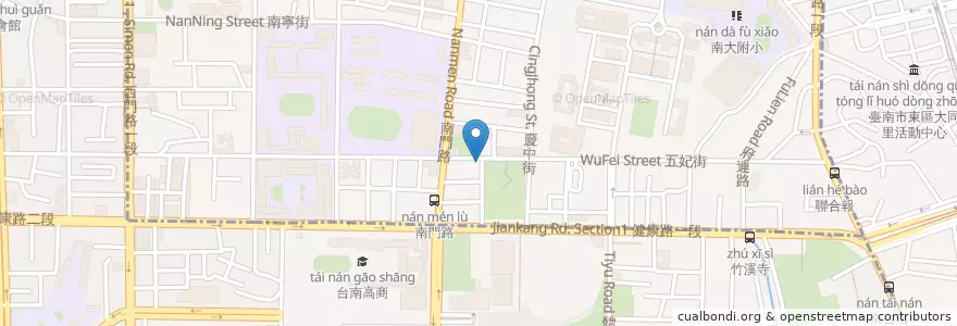 Mapa de ubicacion de 有你真好 湘菜沙龍 en Tayvan, 臺南市, 南區.