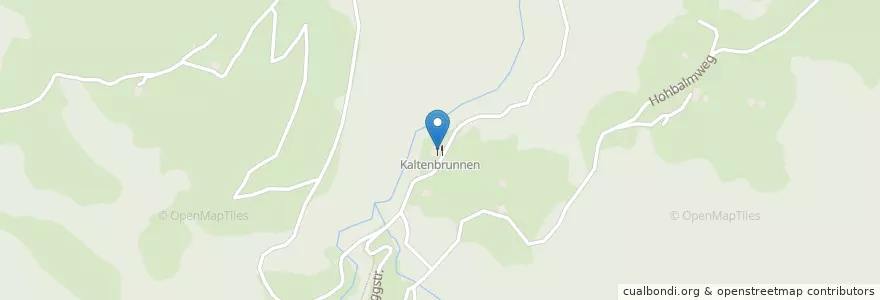 Mapa de ubicacion de Kaltenbrunnen en Zwitserland, Bern/Berne, Verwaltungsregion Oberland, Verwaltungskreis Interlaken-Oberhasli, Schattenhalb.
