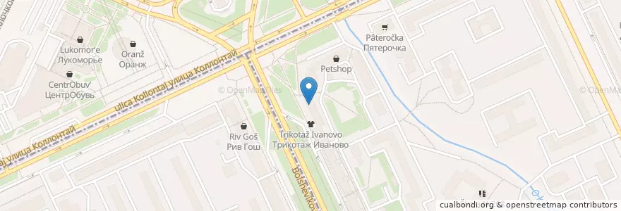 Mapa de ubicacion de Евразия en Russia, Northwestern Federal District, Leningrad Oblast, Saint Petersburg, Nevsky District, Округ Оккервиль.