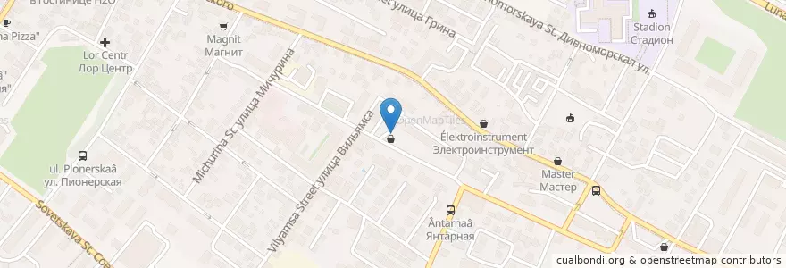 Mapa de ubicacion de "Маркотхский ключ" en روسيا, منطقة فيدرالية جنوبية, منطقة كراسنودار, Городской Округ Геленджик.