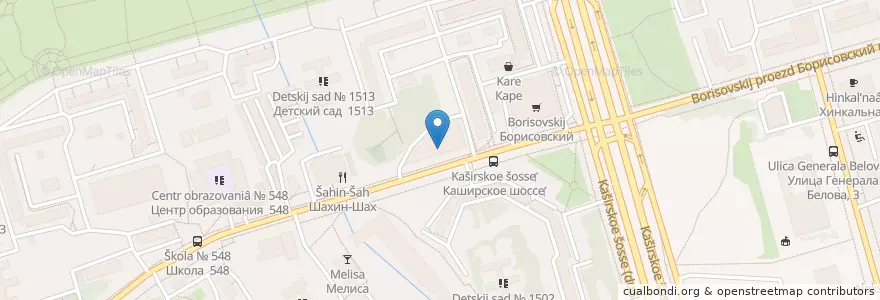Mapa de ubicacion de Норма en Rusia, Distrito Federal Central, Москва, Южный Административный Округ, Район Орехово-Борисово Северное.