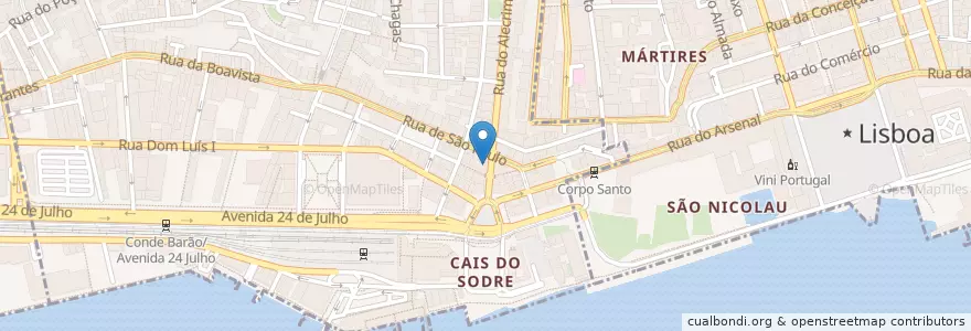 Mapa de ubicacion de Pensão Amor en Portugal, Área Metropolitana De Lisboa, Lisboa, Grande Lisboa, Misericórdia.