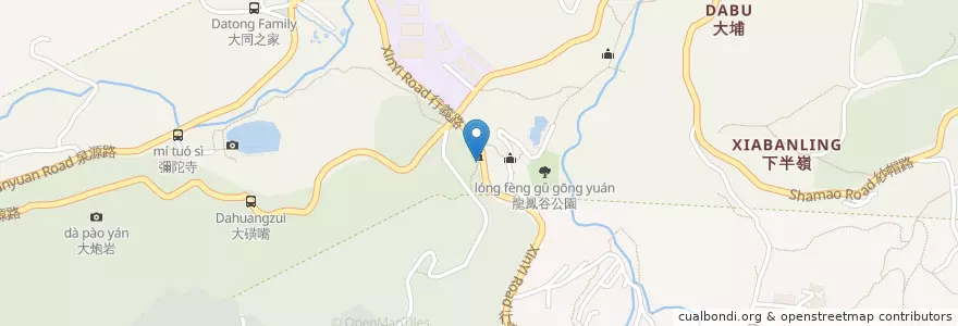 Mapa de ubicacion de 親山步道涼亭 en Taiwan, 新北市, Taipei, 北投區.