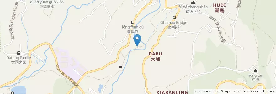 Mapa de ubicacion de 妙天寺 en Тайвань, Новый Тайбэй, Тайбэй, 北投區.
