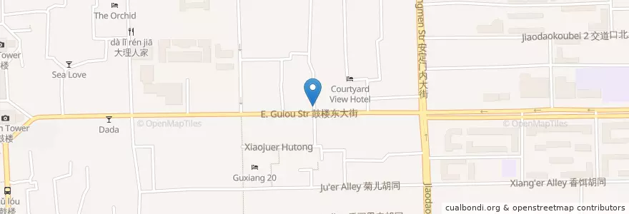 Mapa de ubicacion de SOS en Cina, Pechino, Hebei, 东城区.