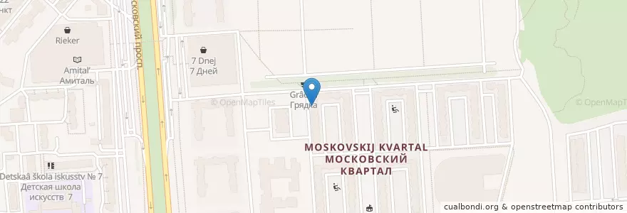 Mapa de ubicacion de Фармия en Russie, District Fédéral Central, Oblast De Voronej, Городской Округ Воронеж.