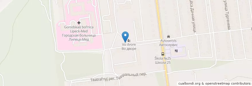 Mapa de ubicacion de QIWI en 俄罗斯/俄羅斯, Центральный Федеральный Округ, 利佩茨克州, Городской Округ Липецк.