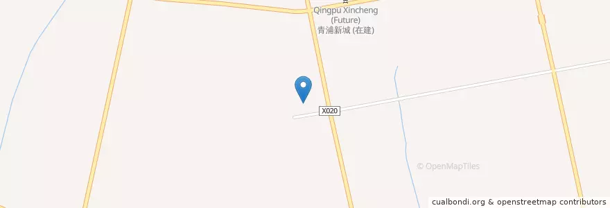 Mapa de ubicacion de 青浦农业银行 en China, Shanghai, Qingpu.