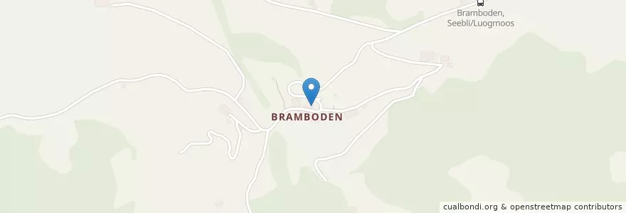 Mapa de ubicacion de Bramboden Beizli - Pilgerstübli en Schweiz/Suisse/Svizzera/Svizra, Luzern, Romoos.