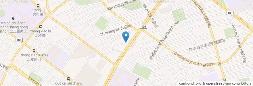 Mapa de ubicacion de 丹力幼兒園 en تایوان, 新北市.