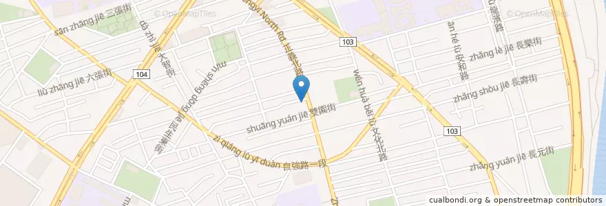 Mapa de ubicacion de 健林牙醫診所 en Taiwan, Nuova Taipei.