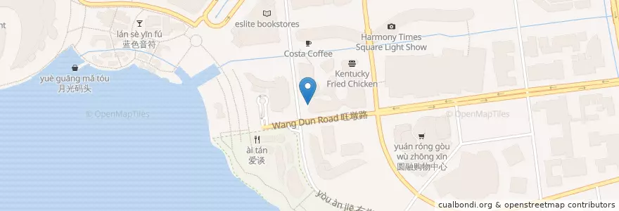 Mapa de ubicacion de 棒约翰 en Çin, Suzhou, Jiangsu, 姑苏区, 苏州工业园区直属镇, 苏州工业园区.