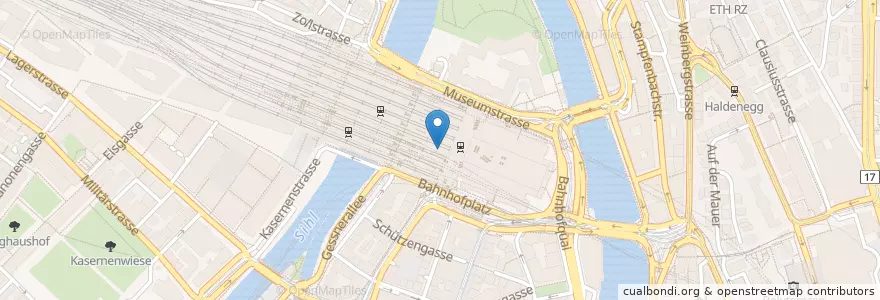 Mapa de ubicacion de Yooji's en Switzerland, Zürich, Bezirk Zürich, Zürich.