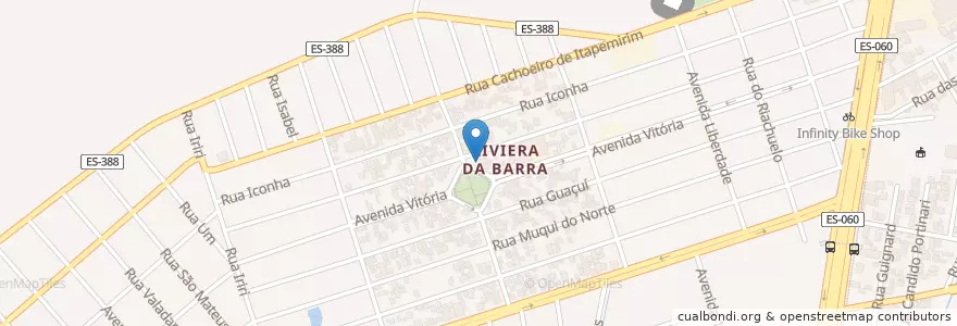 Mapa de ubicacion de La Rafa en Brasilien, Südosten, Espírito Santo, Região Geográfica Intermediária De Vitória, Região Metropolitana Da Grande Vitória, Vila Velha, Microrregião Vitória.