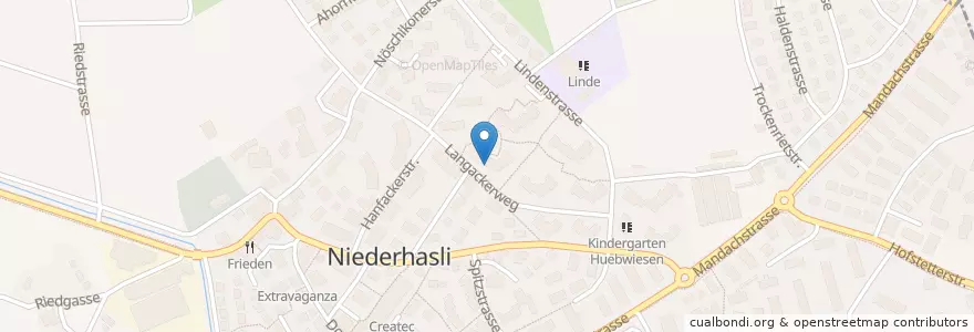 Mapa de ubicacion de Dr. Fantacci, Dr. Widmer en スイス, チューリッヒ, Bezirk Dielsdorf, Niederhasli.