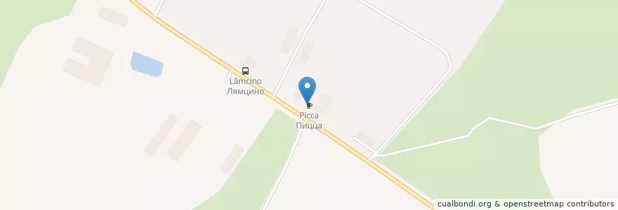 Mapa de ubicacion de Пицца en Rusia, Центральный Федеральный Округ, Московская Область, Городской Округ Домодедово.