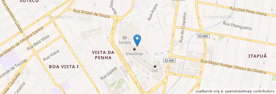 Mapa de ubicacion de Viva Leve en Brasile, Regione Sudest, Espírito Santo, Região Geográfica Intermediária De Vitória, Região Metropolitana Da Grande Vitória, Vila Velha, Microrregião Vitória.