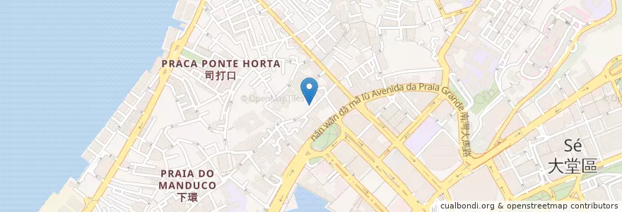 Mapa de ubicacion de 一和味雅 en 中国, 澳門 Macau, 广东省, 澳門 Macau, 珠海市, 香洲区.