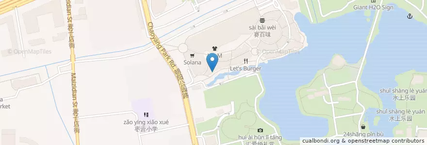 Mapa de ubicacion de MySoup en 中国, 北京市, 河北省, 朝阳区 / Chaoyang.