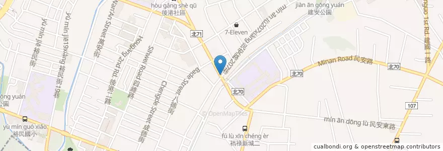 Mapa de ubicacion de 永和豆漿 en تایوان, 新北市, 新莊區.