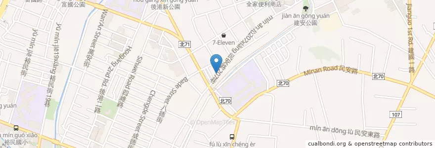 Mapa de ubicacion de 美の堡 en 台湾, 新北市, 新荘区.
