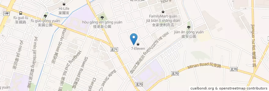 Mapa de ubicacion de 85度C en تايوان, تايبيه الجديدة, 新莊區.