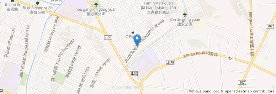 Mapa de ubicacion de 私立惠文幼稚園 en تایوان, 新北市, 新莊區.