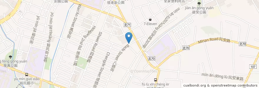 Mapa de ubicacion de 南門口土魠魚羹 en Тайвань, Новый Тайбэй, 新莊區.