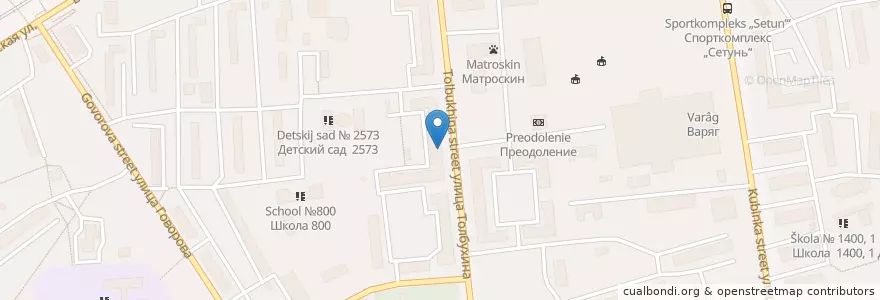 Mapa de ubicacion de Сбербанк en Russie, District Fédéral Central, Moscou, Западный Административный Округ, Можайский Район.