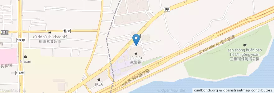 Mapa de ubicacion de 機油自助更換機 en 臺灣, 新北市.