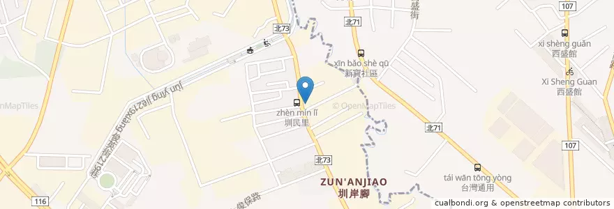 Mapa de ubicacion de 雙鳳燒臘快餐 en Tayvan, 新北市, 新莊區, 樹林區.