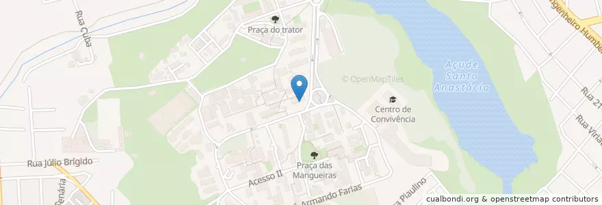 Mapa de ubicacion de Coleta Seletiva en Brasile, Regione Nordest, Ceará, Região Geográfica Intermediária De Fortaleza, Microrregião De Fortaleza, Fortaleza.