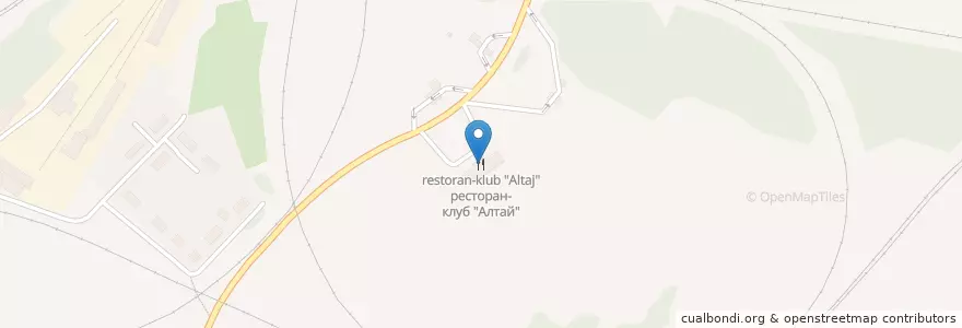 Mapa de ubicacion de ресторан-клуб "Алтай" en Russia, Distretto Federale Siberiano, Territorio Dell'altaj, Городской Округ Новоалтайск.
