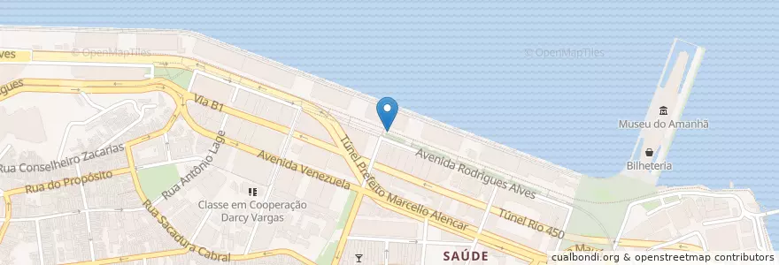 Mapa de ubicacion de Parada dos Navios en 巴西, 东南部, 里約熱內盧, Região Geográfica Imediata Do Rio De Janeiro, Região Geográfica Intermediária Do Rio De Janeiro.
