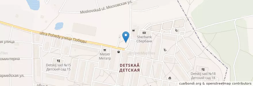Mapa de ubicacion de Диспетчерская а/к #1789 en Rusia, Distrito Federal Central, Óblast De Moscú, Городской Округ Ивантеевка.