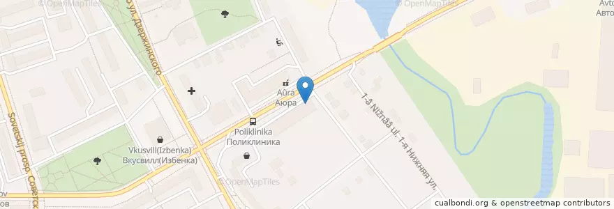 Mapa de ubicacion de Медцентр Мой доктор en Rusia, Distrito Federal Central, Óblast De Moscú, Городской Округ Ивантеевка.