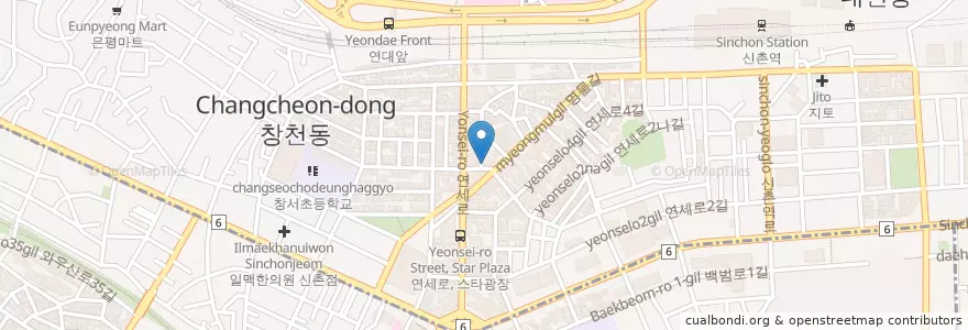 Mapa de ubicacion de 야소 돈코츠 라멘 en Corée Du Sud, Séoul, 마포구.