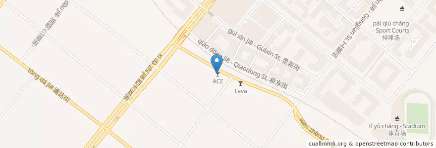 Mapa de ubicacion de ACE en China, Heilongjiang, 南岗区, 通达街道办事处.