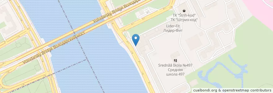 Mapa de ubicacion de Санкт-Петербургский театр «Мастерская» en Russia, Northwestern Federal District, Leningrad Oblast, Saint Petersburg, Nevsky District.