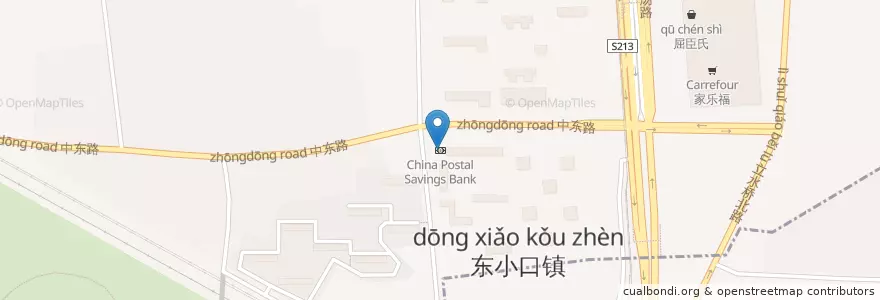 Mapa de ubicacion de China Postal Savings Bank en China, Pequim, Hebei, 昌平区.