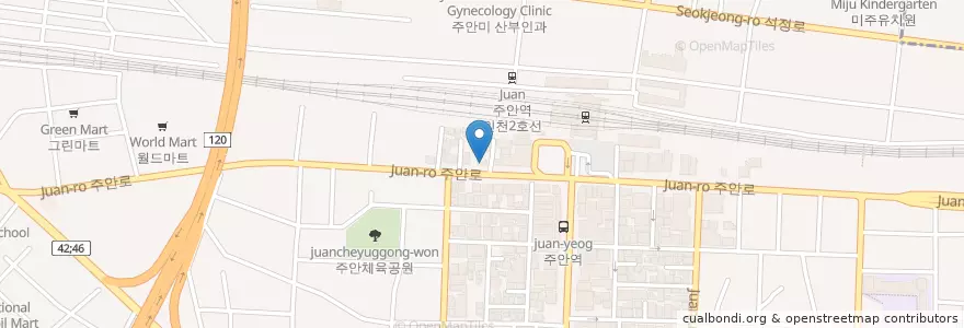 Mapa de ubicacion de 삼미상사충전소 (LPG) en Güney Kore, 인천, 미추홀구.
