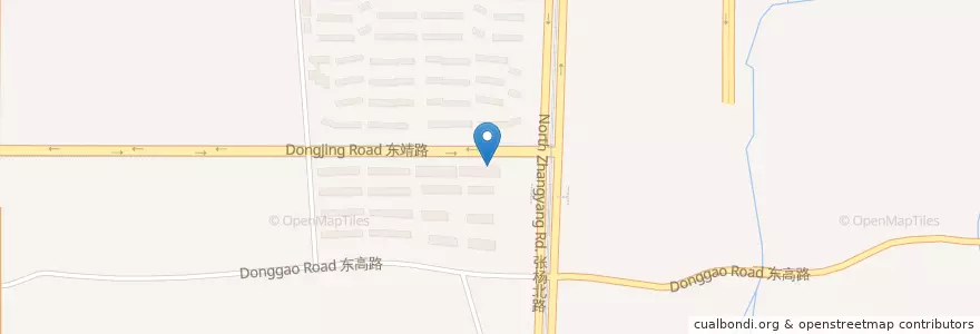 Mapa de ubicacion de 浏阳蒸菜 en 中国, 上海市, 浦東新区.