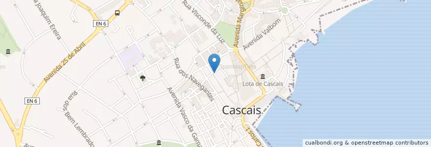 Mapa de ubicacion de Dona Flor Cafe & Bistro en البرتغال, Área Metropolitana De Lisboa, Lisboa, Grande Lisboa, Cascais, Cascais E Estoril.